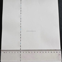 Papier filigrané en coton à motif cerf forestier, fil argenté holographique métallisé pour impression de billets et étiquettes de marque