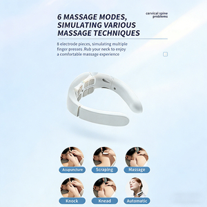 Eu Us auf Lager Drahtloses Nacken massage gerät Beauty Device Nacken-und Schulter massage geräte zum Heben des Gesichts - Product Image 3