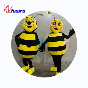 WL-0358 LED kartun lucu kostum hewan lebah LED kostum maskot Rave pakaian karnaval Cosplay taman tema