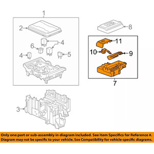 Caja de Fusibles del Motor Chevrolet Silverado 84354721, Componente Eléctrico Automotriz - Product Image 3
