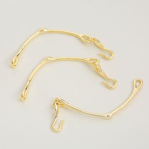 Accessori per Gioielli Fai-da-Te in Ottone Placcato Oro 18K, Design Vintage con Perline, Semi-Lavorati <span class=keywords><strong>MR</strong></span>.GUAN ZJ0506 - Product Image 4
