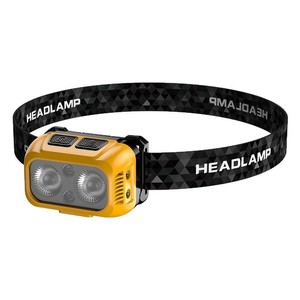 Headlamp Rechargeable LED Outdoor Camping Portable Lightweight with <b>Dimmer</b> Function White Light - Product Image 1