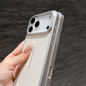 Custom logo Skin-feeling Magnetic <b>Stand</b> Tpu <b>Pc</b> Material Mobile Phone case for iphone 17 Pro 16 15 14 11 - Product Image 3
