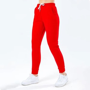<b>Women</b> Red Hoodie Tracksuit Set Full Sleeve Solid Color <b>Knitted</b> Casual Outfit Regular Fit All Seasons 100% Cotton Premium Quality - Product Image 2