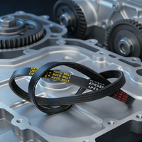 1000321143 6PK1433 Correa de transmisión PK de tensión estable para sistema de dirección asistida del motor, sistema de carga y accionamiento de aire acondicionado
