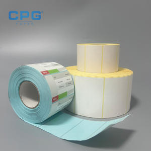 Factory Custom Wholesale Phenol Free Thermal Barcode Label 100x150mm Self Adhesive <b>Paper</b> 4x6 Direct Thermal Shipping Labels Roll - Product Image 1