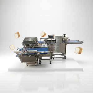 Cortadora de <span class=keywords><strong>Pan</strong></span> Continua con Orificio para Colgar, Abridor de Bolsas Prefabricadas, Máquina para Atar Bolsas de Tostadas, Línea de Producción para Procesamiento de Alimentos y Snacks - Product Image 1