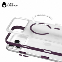 Étui de téléphone transparent ATB pour iPhone 18 Pro Max, ultra-fin, anti-jaunissement, TPU + PC, étui de protection pour téléphone, Funda Para iPhone