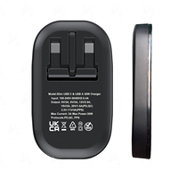 Produits les plus vendus 2026 : Chargeurs et adaptateurs de voyage ultra-minces et rapides, chargeur mural pliable 20W avec prise UK, chargeur PD QC GAN