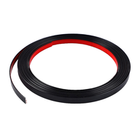 SUJIAMEI Strip Lis Dinding PVC Fleksibel Perekat Sendiri yang Ditingkatkan, untuk Dekorasi Rumah DIY, Latar Belakang Langit-langit dan Dinding