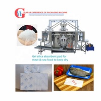 Paquete de hielo granulado de sílice para alimentos de mar, almohadilla absorbente de agua, congelador, máquina de embalaje, Gel de 4 capas, precio de fábrica