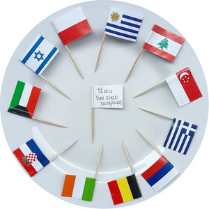 Drapeaux de cure-dents du Liban, petits mini-drapeaux <span class=keywords><strong>libanais</strong></span> pour cupcakes, drapeaux de cure-dents pour cocktails du Liban - Product Image 6