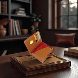 Boshiho - Estuche de Viaje Multifuncional para Pasaporte y Tarjetas de Crédito, Estilo Vintage, de Cuero Genuino, con Bloqueo RFID, 3 30MM - Product Image 6