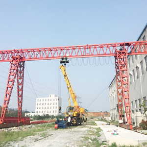 خصومات سائبة متاحة إطار الجمالون MH مثبت على السكك الحديدية 5 طن 10 طن 15 طن 16 طن 32 طن رافعة جسرية أحادية العارضة مع رافعة كهربائية - Product Image 3