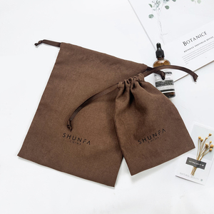 Bolsas de joyería de embalaje de almacenamiento de regalo grande personalizadas de lujo bolsa de cordón de terciopelo de polvo de gamuza personalizada con logotipo - Product Image 2