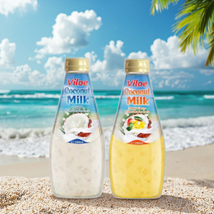 Viloe Healthy 290ml Bebida de leche de <span class=keywords><strong>coco</strong></span> Concentrado de sabor original Ingredientes de mango dulce Refrescos dietéticos Lata hecha en China - Product Image 4