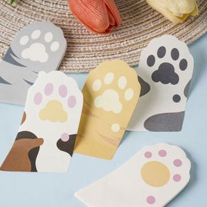 Multicolor Kawaii Cat Paw Design Customizable <b>Memo</b> <b>Pads</b> Cute Office School Paper Writing Gifts Special-Shape Self-Adhesive <b>Memos</b> - Product Image 4