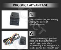 Kit de interruptor de autogás CNG/LPG para sistema de carburador EFI de gas natural, kit de cambio GNV/GNC/GLP