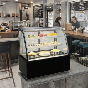 0.7m nhỏ Duy nhất-nhiệt độ Countertop bánh hiển thị mát máy nén tủ lạnh tủ với khí hậu mát mẻ <span class=keywords><strong>Showcase</strong></span> - Product Image 1