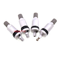Valve de capteur TPMS en alliage d'aluminium pour surveillance de la pression des pneus