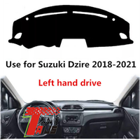 Taijs 2018-2021 Suzuki Dzire Tapis de tableau de bord de voiture avec éclairage empêchant la protection Accessoires intérieurs