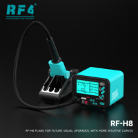 Station de Retravail à Air Chaud RF4 RF-H8, Mémoire Exclusive à 4 Canaux, Réglage Libre de la Température et de la Durée en 3 Étapes pour Outils de Réparation de Téléphones