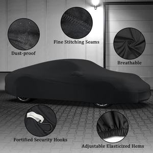 Housse de voiture intérieure personnalisée pour Porsche 718/911 en tissu extensible velours, anti-poussière, adaptée aux parkings souterrains et aux salons automobiles - Product Image 6