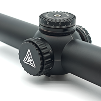 Lunette de visée télescopique de chasse HOWIE OPTIC 1-6X24SFP avec réticule en fibre optique gravé sur verre