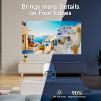 Venta al por mayor HY300 Pro Proyector Home Theater Proyectores de videojuegos al aire libre Smart Android WIFI 4K Full Hd Mini proyector portátil
