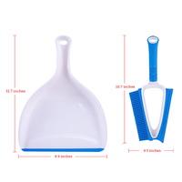 Ensemble de pelle à poussière brosse de base fournisseur professionnel de haute qualité nettoyage de table petit balai et pelle à poussière