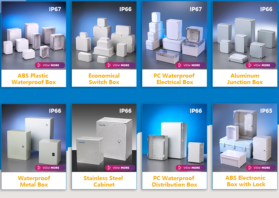 Caja Electrónica Montada En La Pared,Cajas De Proyectos De Metal