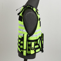 Gilet tactique de trafic léger de haute qualité pour bandes réfléchissantes de patrouille de sécurité pour les accessoires de protection de formation de sécurité
