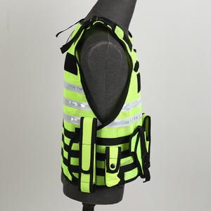 سترة تكتيكية مرورية خفيفة الوزن عالية الجودة لدوريات الأمن شرائط عاكسة للتدريب على السلامة إكسسوارات واقية - Product Image 3
