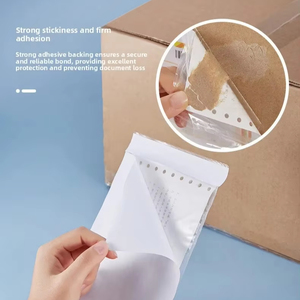 Mailer Self-Adhesive Transparent Poly Bags-Waterproof Eco-Friendly Secure Sealed Waybill & Return Receipt Labels - Product Image 1