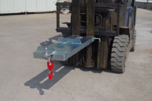 Carretilla elevadora de alto rendimiento Tilt <span class=keywords><strong>Jib</strong></span> Short CE Certified Tow <span class=keywords><strong>Jib</strong></span> <span class=keywords><strong>Attachment</strong></span> para una elevación segura - Product Image 6