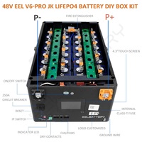 EU-Lagerbestand EEL V6 Pro Leere Batterie DIY-Kit Box JK 200A BMS 48V 51.2V 280AH LiFePO4 Zellen Akkupack 48V für EVE CATL Zellen DDP