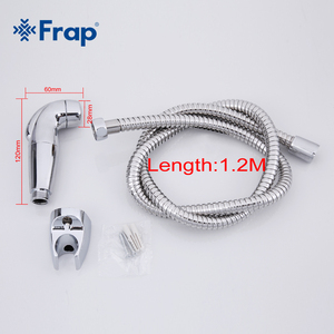 Frap Туалет ручной душ <span class=keywords><strong>ABS</strong></span> пластик ванная комната с кожаной упаковкой здоровый кран мусульманский туалет душ F27 - Product Image 5