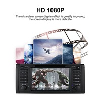 Lecteur DVD de voiture avec écran IPS 4 cœurs de 7 pouces, WIFI, GPS, Android 2 Din, autoradio pour BMW E53 1999-2006