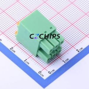KF2EDGKNH-3.81-2*3P Plug-in Terminal Block P=3.81mm Connector ( Connector Type: Plug )( Construction: 2x3P )( Pitch: 3.81mm ) - Product Image 2