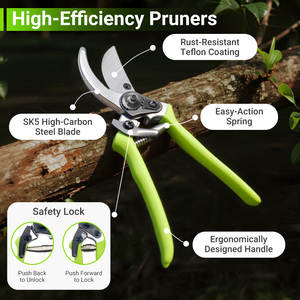 Tijeras de podar <span class=keywords><strong>para</strong></span> jardín One99, tijeras profesionales de acero inoxidable SK5 <span class=keywords><strong>para</strong></span> plantas, <span class=keywords><strong>herramientas</strong></span> manuales de <span class=keywords><strong>jardinería</strong></span> portátiles personalizables <span class=keywords><strong>para</strong></span> árboles - Product Image 3