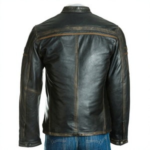 Stylish <b>Men's</b> Genuine Leather <b>Jacket</b> with <b>Long</b> Sleeve Latest Design High Quality Best Popular Style New Condition - Product Image 3