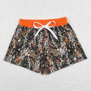 Shorts Vaqueros para Niños con Estampado de Vaca Highland Azteca, Trajes de Baño para Niños Pequeños, Shorts de Verano para Niños - Product Image 4