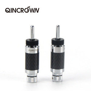 Prise banane mâle HIFI Furutech en cuivre pur plaqué rhodium et <span class=keywords><strong>fibre</strong></span> de carbone QC-131 <7mm Audio & Vidéo - Product Image 6