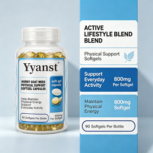 Gélules de soutien physique à base d'Herbe de chèvre cornée 800mg 90 unités – Aide à maintenir l'énergie physique et soutient l'activité quotidienne - Product Image 6