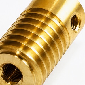 Juego de engranajes helicoidales de latón de módulo 0.5, serie 065/151, con diámetro interior de 3, 3.175, 4, 5, 6 mm, mecanizado de reductores personalizados - Product Image 3