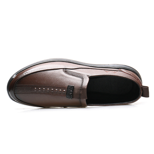 Zapatos Casuales para Hombre, Mocasines Clásicos de Cuero Original, Zapatos Planos Sin Cordones, Mocasines Masculinos, Zapatos Casuales de Vestir para Hombre - Product Image 5