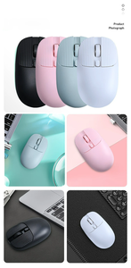 Cute 4 Buttons Ergonomic Design Lightweight 2.4G Wireless Optical Mini <b>Mouse</b> Fot Laptop <b>Computer</b> - Product Image 4