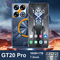 Smartphone GT20 Pro 5G Android Deca Core 16GB+1TB Pantalla FHD 2K de 7.3'' Cámara Trasera de 108MP Teléfono Móvil Celular LTE