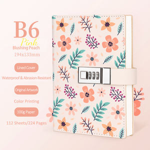Livre de mots de passe en langue des fleurs B6 avec carnet de notes créatif pour étudiants - Product Image 5
