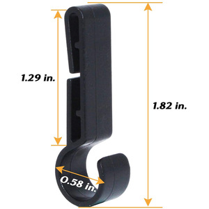 Helmet Headlamp <b>Clips</b> Plastic <b>Hooks</b> For Headlight Mounting Safety Helmet Accessories Unisex - Product Image 2